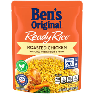 Uncle Ben'S, Ready Rice, Roasted Chicken, 8.8Oz Pouch (Pack Of 6)