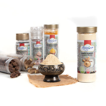 Ramaroma Ginger (Adarak) Powder, 3.5Oz (100G) Perfect For Cooking, Baking Gingerbread, Smoothies & Tea, Gluten Free, Free Of Add