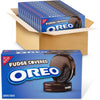 Oreo Fudge Covered Chocolate Sandwich Cookies, Original Flavor, 12 - 7.9 Oz Boxes