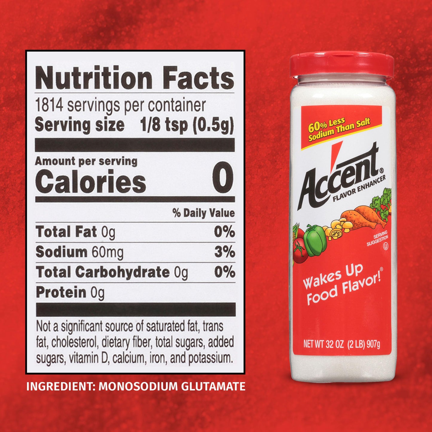 Ac cent All Natural Flavor Enhancer, 4.5 Ounce (Pack of 6)