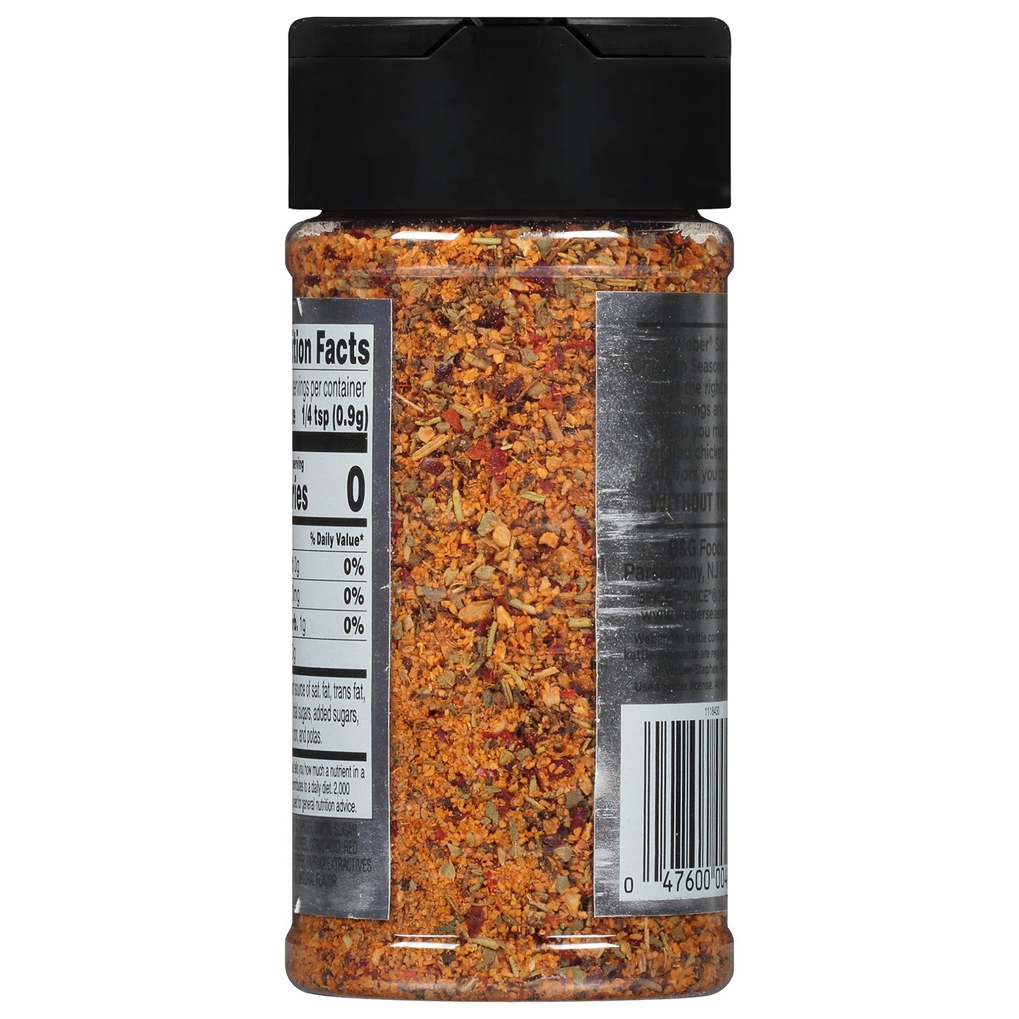 Weber Salt Free Chicken Seasoning, 5 Ounce Shaker