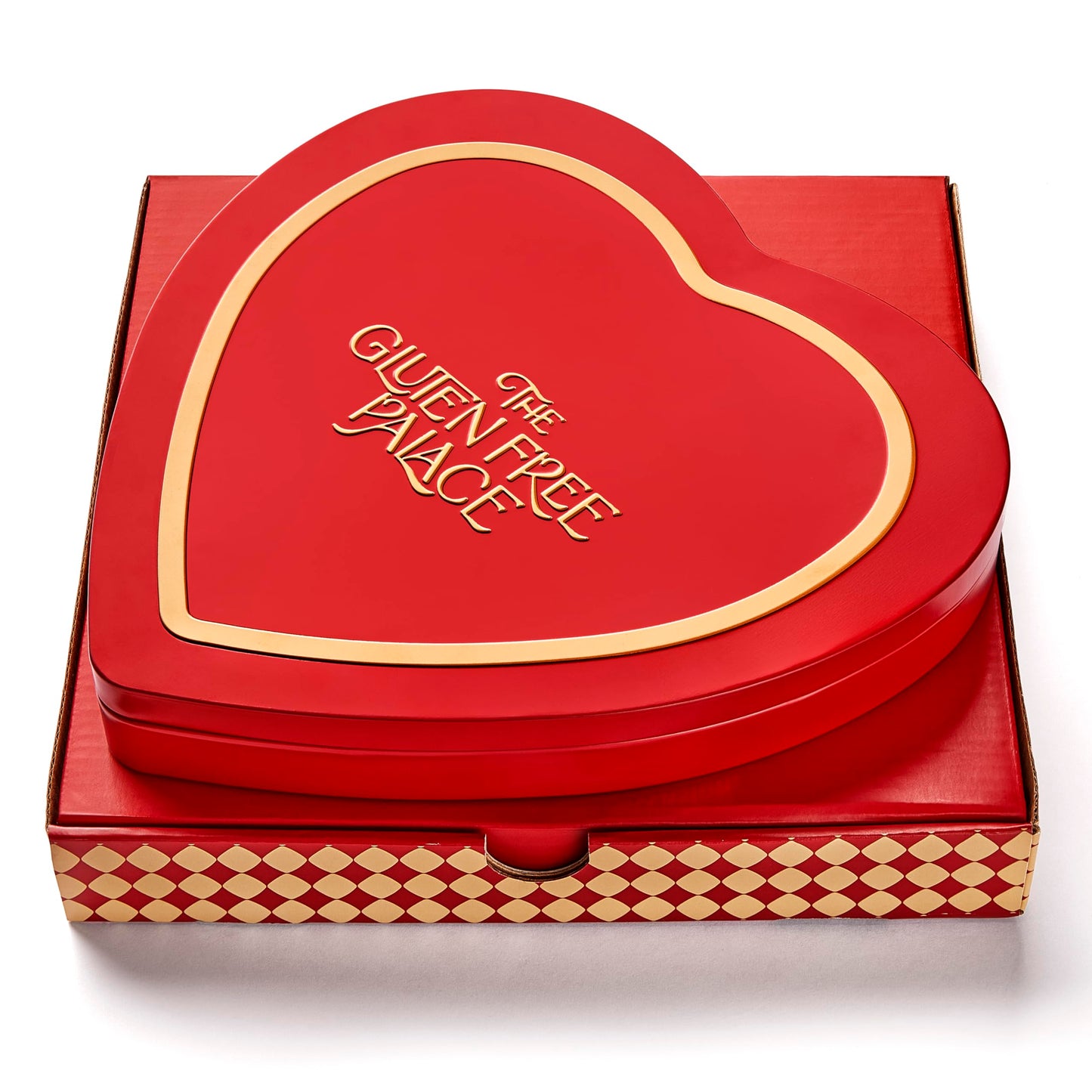 Gluten Free Palace Heart Chocolate Cookies Gift Basket - Assorted Gluten-Free Cookies & Milk Chocolate - Mothers Day Cookie Gift