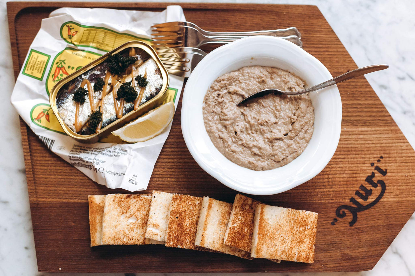 Nuri Portuguese Sardines In Spiced Olive Oil - 4 Pack - (4.4 Oz Cans)