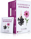 Nutra Tea - Elderberry & Echinacea Tea | Elderberry Tea - Immunity Tea | Immune Tea - 40 Tea Bags - Herbal Tea - (2 Pack)