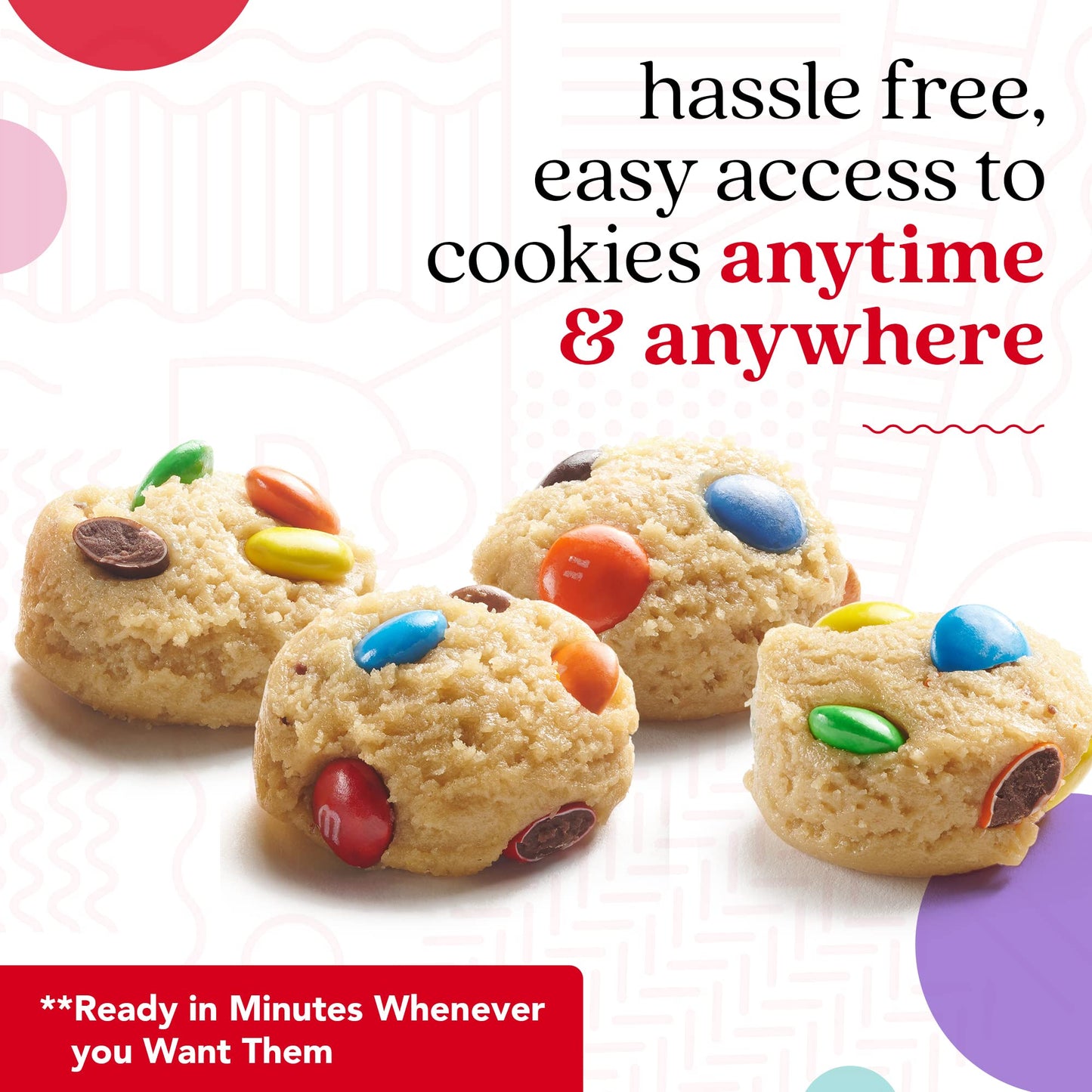 David'S Cookies Preformed Frozen Cookie Dough Candy 80 Count