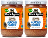 Once Again 2PK Natural Creamy Almond Butter, 16oz - No Stir - Salt Free, Unsweetened - Gluten Free Certified, Peanut Free, Vegan