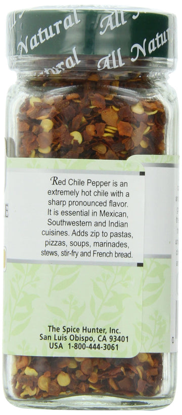 ZEP-PRO Spice Hunter Crushed Red Chile Pepper, 1.3 Oz (Pack of 6)