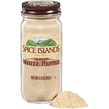 Spice Islands Ground White Pepper, 2.4 Ounce