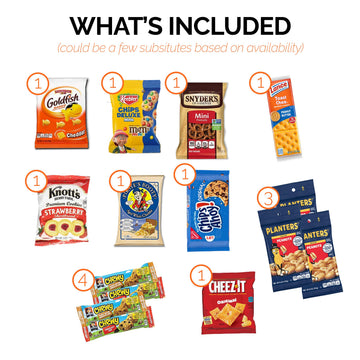 SWEET CHOICE GIFTBASKETS Halloween Care Package Snack Box - 45 Piece Assortment for Kids, College Students, and Office
