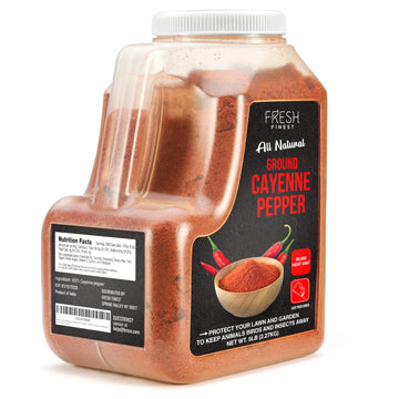Cayenne Pepper Powder Bulk 5 Lb All Natural Red Pepper Spice 50,000 Shu Heat, Commercial And Home Cooking