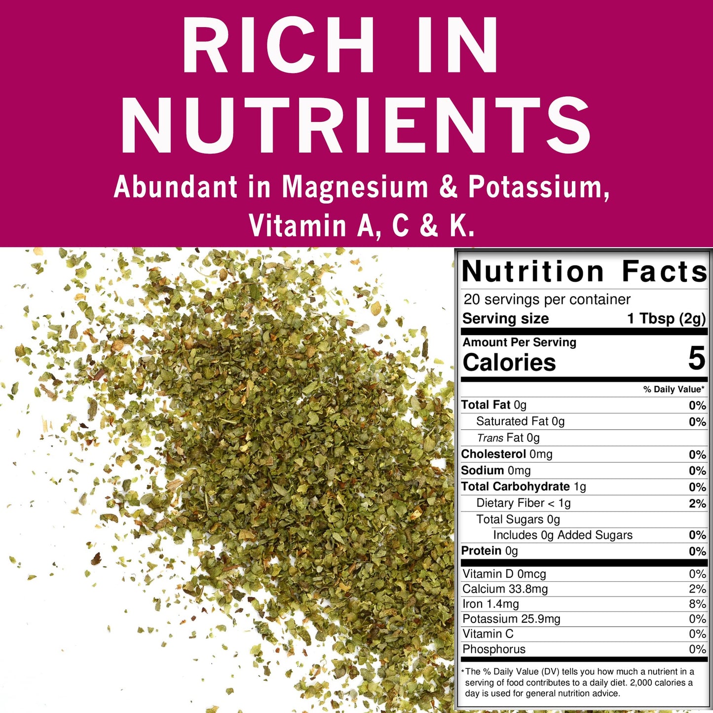 Spices Village Dried Marjoram Leaves, All Natural Mediterranean Spice, 2 oz, Gluten Free, Vegan, Non-GMO, Resealable Bulk Bag