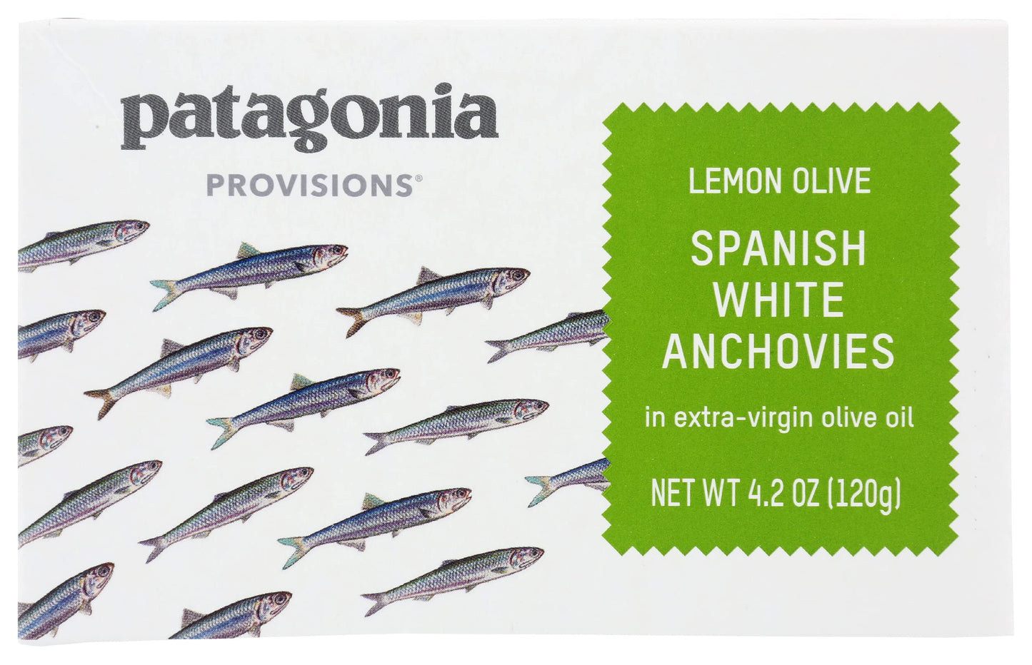 Patagonia Provisions Lemon Olive Spanish White Anchovies In Extra Virgin Olive Oil, 4.2 Ounces (Pack Of 10)