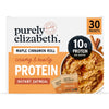Purely Elizabeth Creamy & Hearty Protein Instant Oatmeal, Maple Cinnamon Roll, Vegan Friendly, Organic, Gluten Free & Non-GMO, 5
