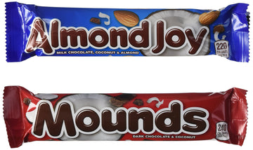 Almond Joy And Mounds, 24 Bar Variety Pack, 8.3 Ounce