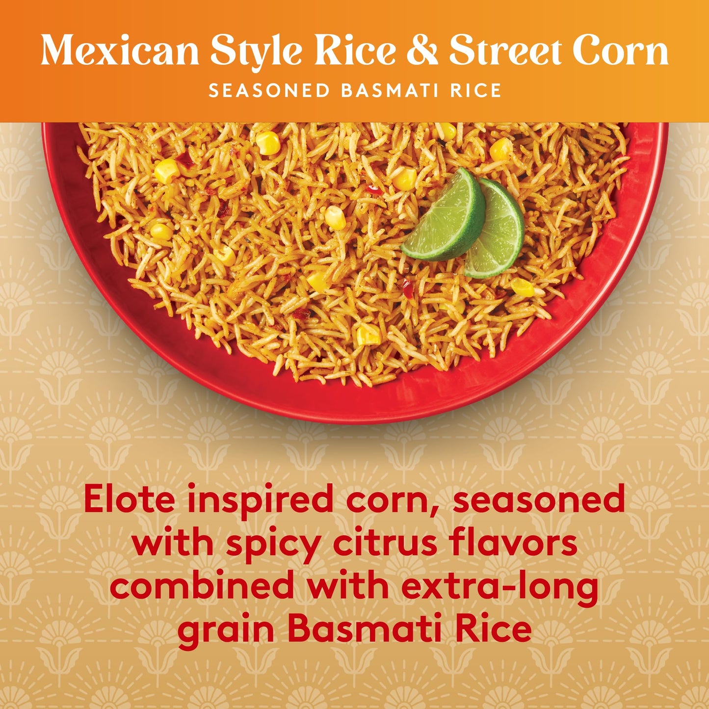 Royal Mexican Rice And Street Corn - Ready To Heat Basmati Rice - (4 Pack) 8.5 Oz Microwavable Pouch