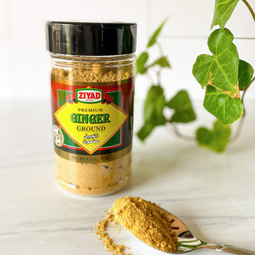 Ziyad Shaker Ground Ginger, Ready For Baharat, Drinks, Baking, No Additives, No Preservatives, 4.5Oz