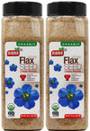 Organic Flax Seed Ground – 16 Oz 2 Pack