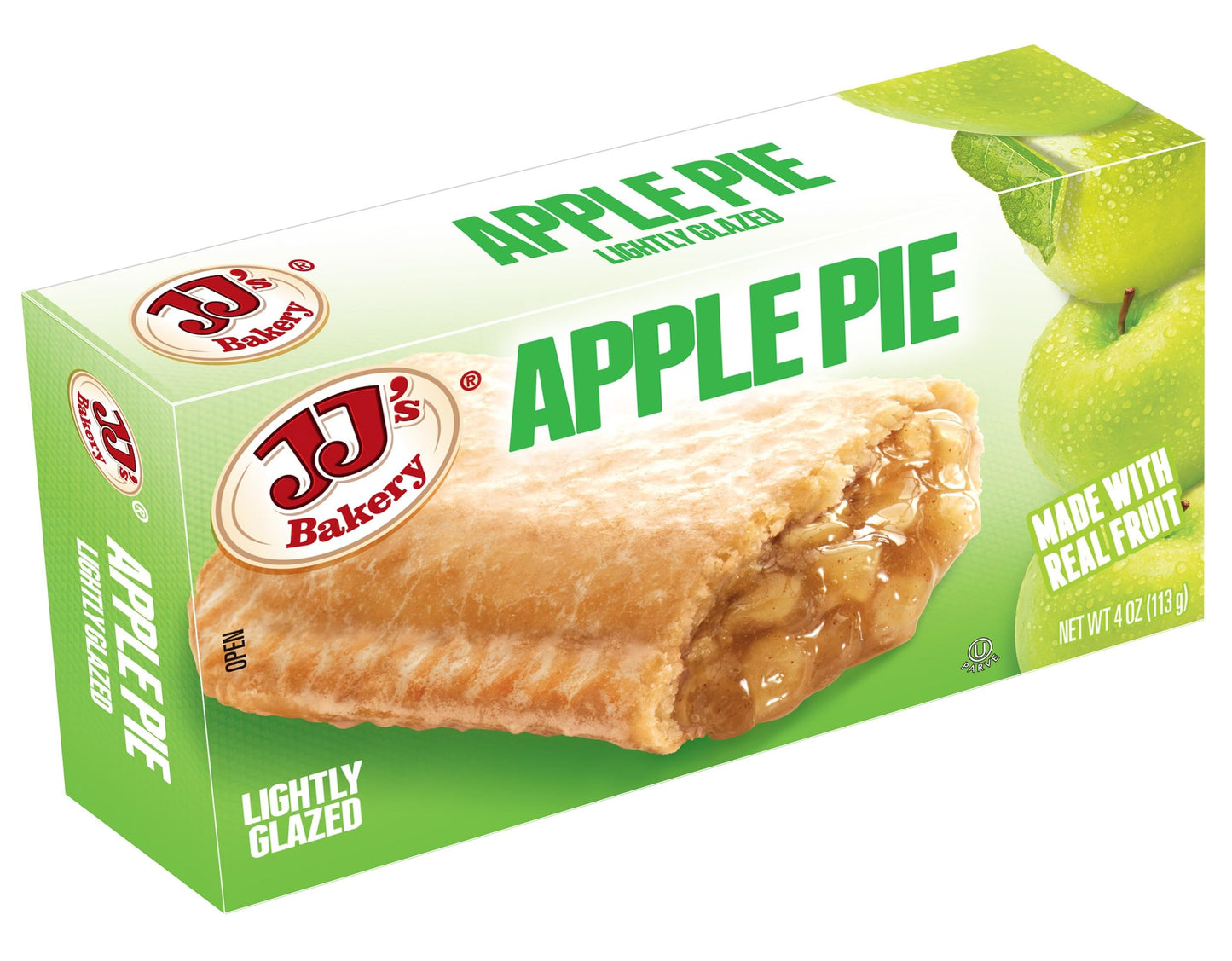 Jj'S Bakery Apple Pie Snack Pies, Individual Dessert, Fresh-Baked, Nut-Free, Kosher Parve, 4 Oz Each (Pack Of 12)