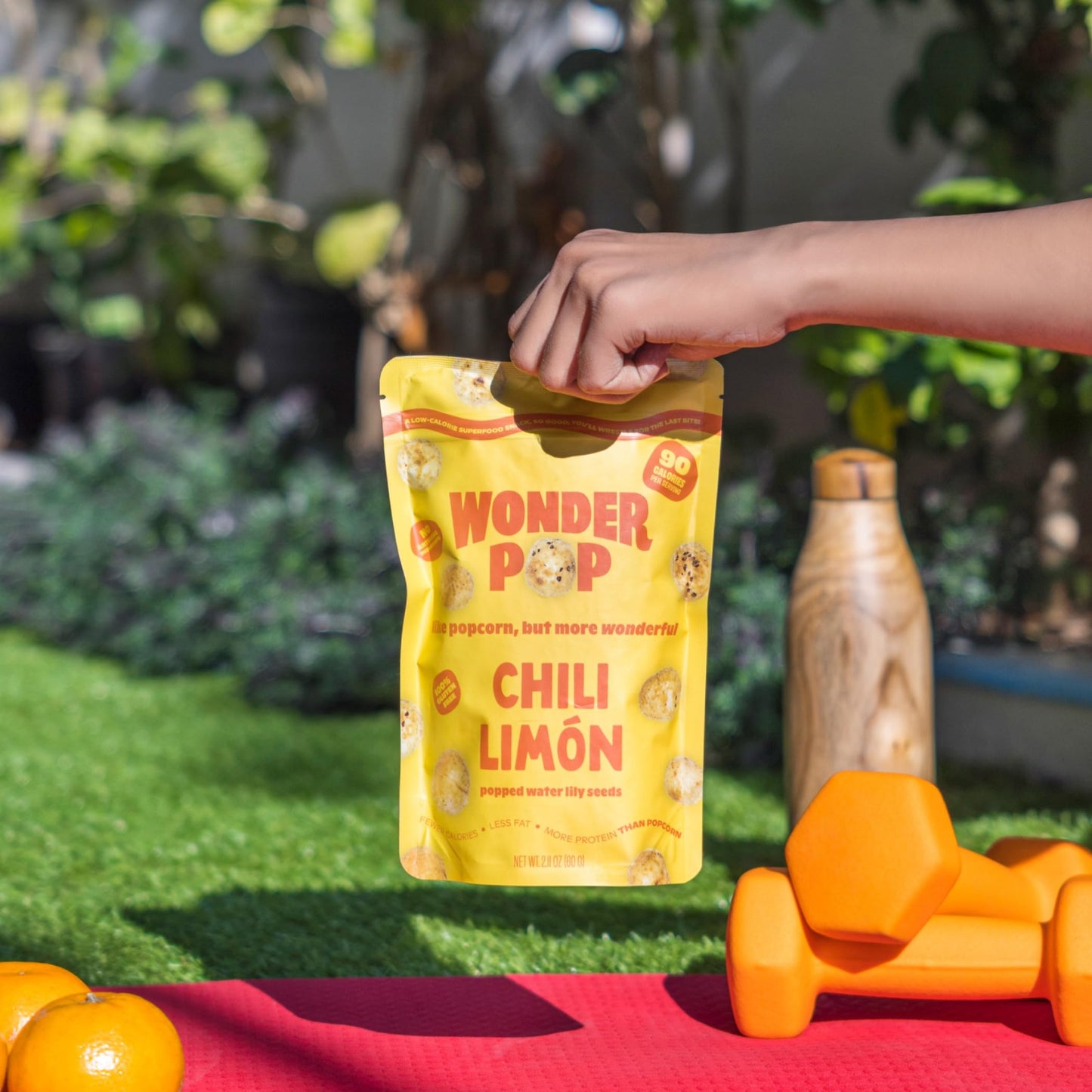 WonderPop Chili Limon - Popped Water Lily Seeds (4-Pack) | 90 Calorie, 6g Protein, Vegan, Gluten-Free, Non-GMO | Guilt-Free Plan