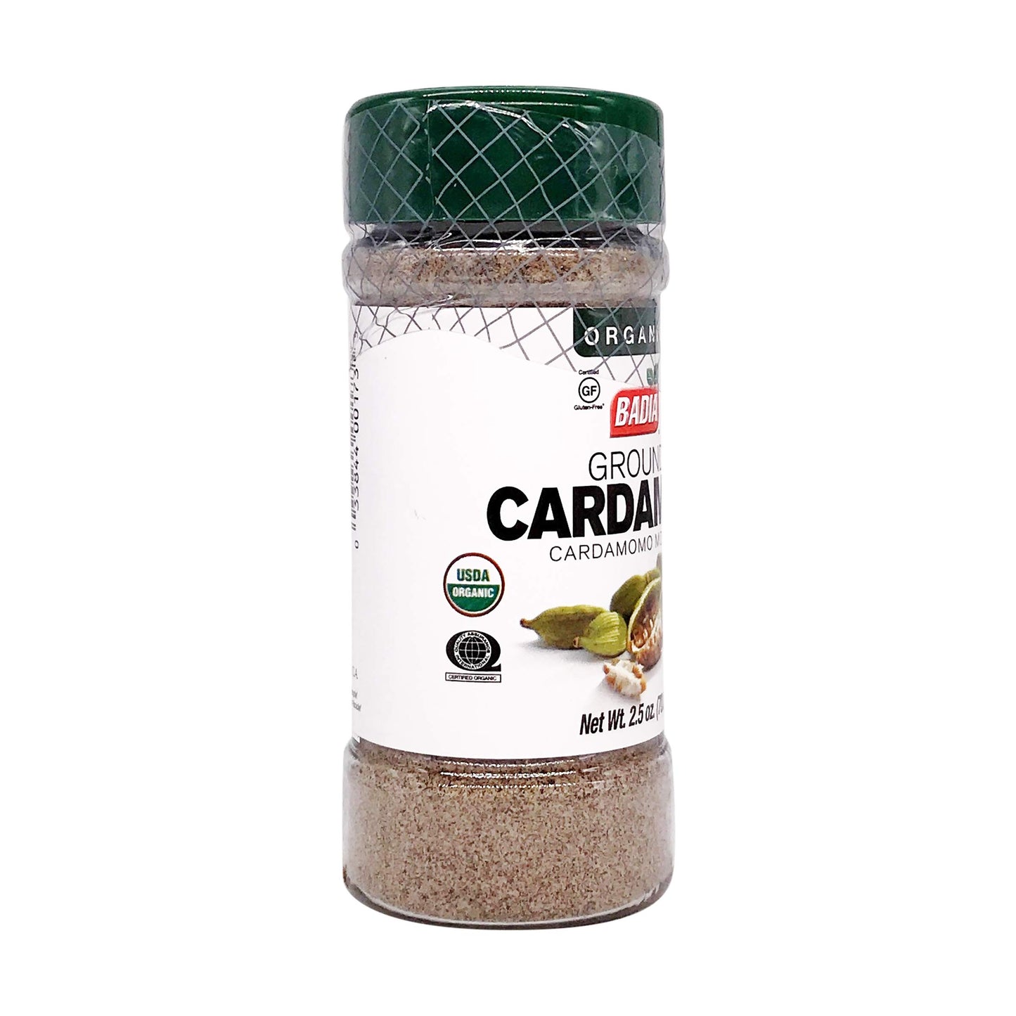 Badia Spices, Organic Ground Cardamom, 2.5 Ounce