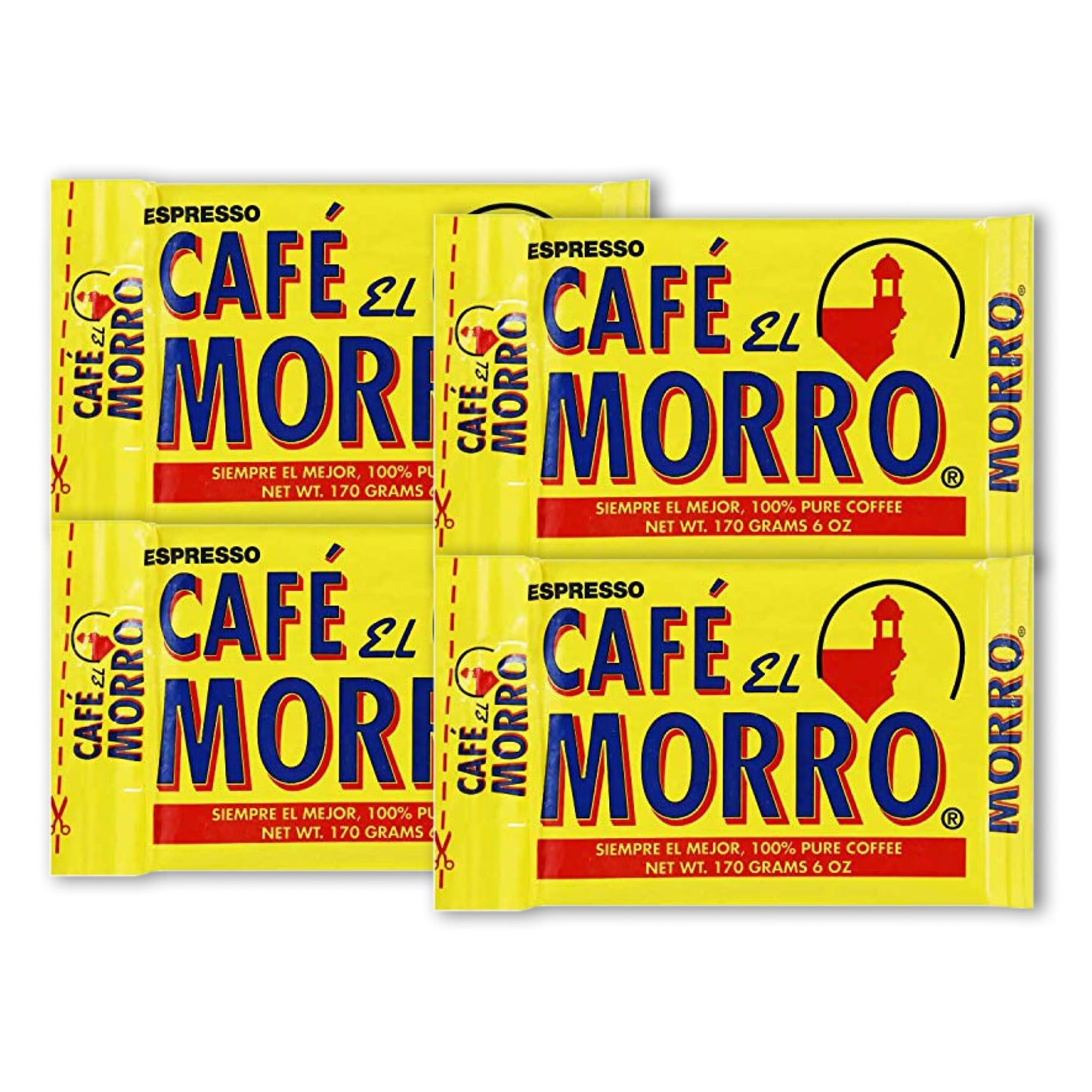 Caf   El Morro Dark Roast Espresso Ground Coffee, Bulk Coffee, Authentic Puerto Rican Style Coffee, Vacuum Sealed, Ground Espres