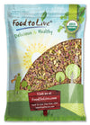 Food to Live Organic Raw Pistachios, No Shell - Non-GMO Unsalted and Unroasted Kernels. Perfect for Snacking and Cooking. Nutrit
