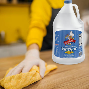 (4 Gallons) - Woeber'S Natural Distilled White Vinegar, 5% Acidity, Safe For Cooking And Cleaning, Individual 1 Gal Jugs