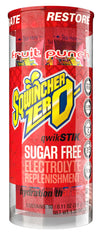 Sqwincher Zero Qwik Stik Electrolyte Powder Drink Mix, Sugar Free, Low Calorie, Fruit Punch, 0.11 oz Packet (Pack of 200)