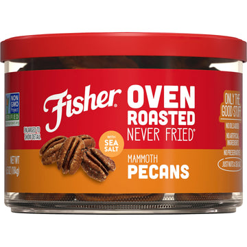 Fisher FISHER Snack Oven Roasted Never Fried Mammoth, Non-GMO, Made With Sea Salt, Pecans, 6.65 oz