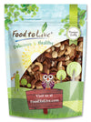 Food to Live Deluxe Nuts Mix A Blend of Dry Roasted Pecans, Cashews, Filberts, Almonds, Brazil Nuts with Himalayan Salt. Oven Ro