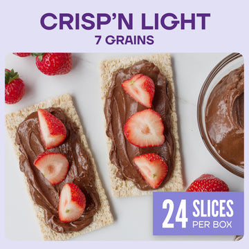 Wasa Crispn Light 7 Grains Crispbread, 4.9 Oz (Pack Of 4), Crackers, Non-Gmo Ingredients, 7 Grain Blend, 20 Calories Per Slice