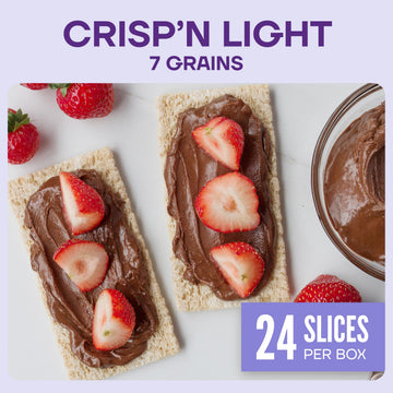 Wasa Crispn Light 7 Grains Crispbread, 4.9 Oz (Pack Of 10), Crackers, Non-Gmo Ingredients, 7 Grain Blend, 20 Calories Per Slice