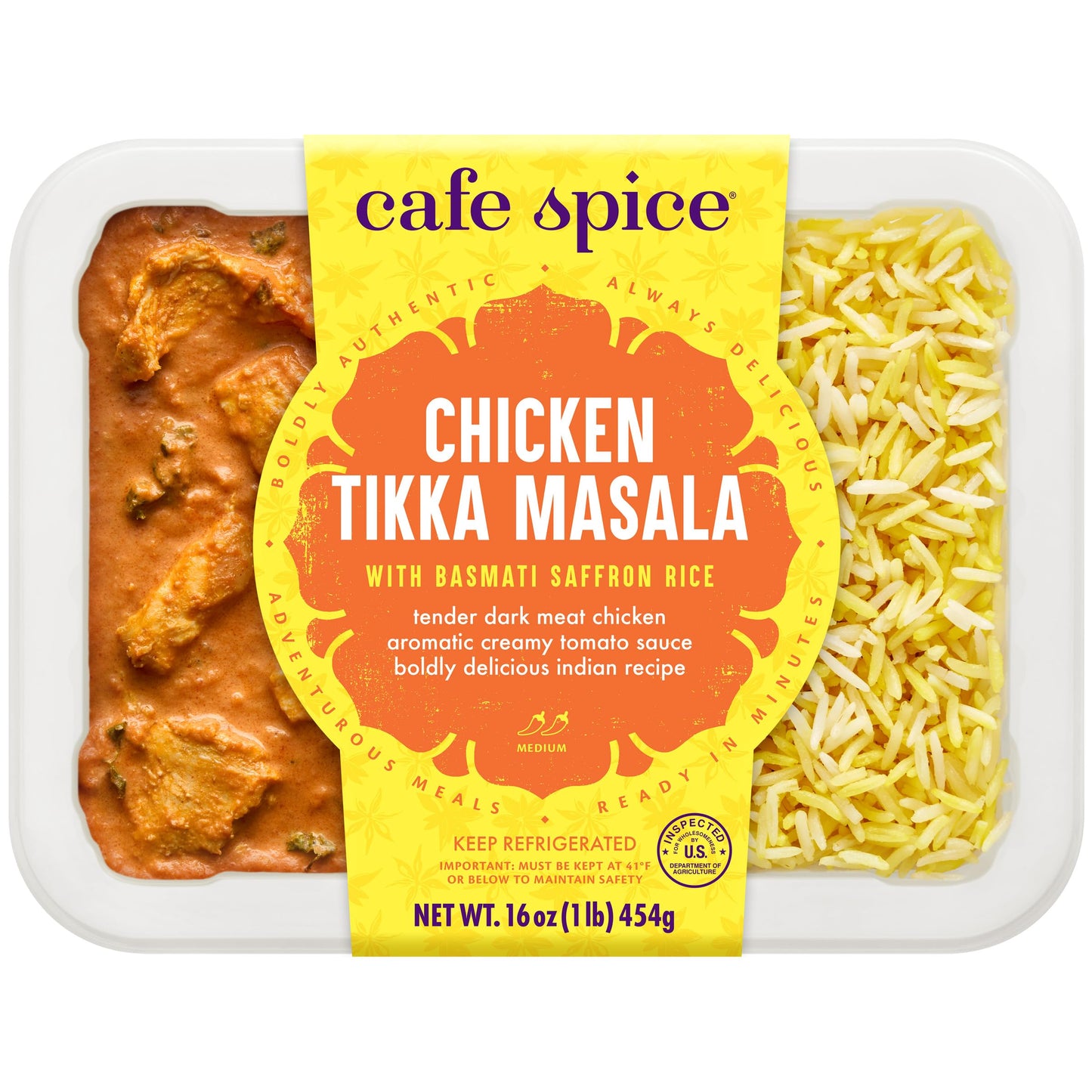 Caf Spice Chicken Tikka Masala Saffron Rice, 16 oz