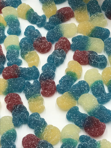 Haribo Gummi Candy, Sour Smurfs, 4 Oz. Bag (Pack Of 12)