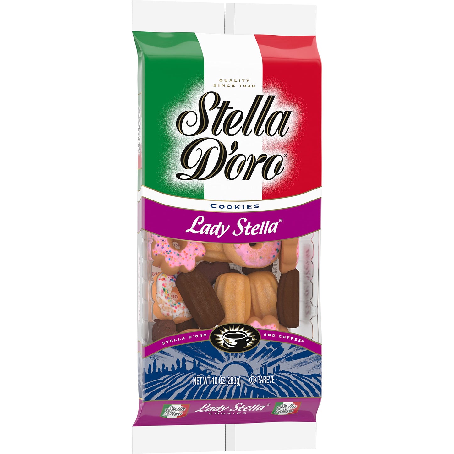 Stella D'Oro Cookies, Lady Stella Assorted Cookies, 10 Oz (Pack Of 12)