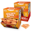 Monk Fruit In The Raw Sweetener Packets, 200 Ct Box, 2 Pack, Keto Certified Monk Fruit Sweetener Packets, Zero Calories, Zero Ne