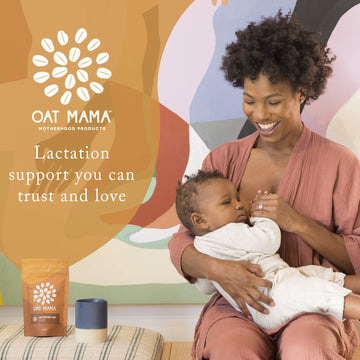 Oat Mama Lactation Tea: Chai Spice, Breastfeeding Support For New Moms, Organic Herbs To Help Increase Milk Supply, Women-Owned,