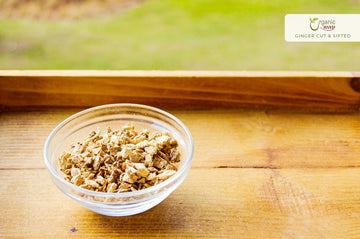 Organic Way Premium Dried Ginger Root Cut & Sifted (Zingiber Officinale) - Organic & Kosher Certified | Raw, Vegan, Non Gmo & Gl