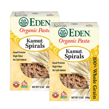 Eden Kamut Spirals, Organic, 100% Whole Grain, 12-Ounce (Pack Of 6)