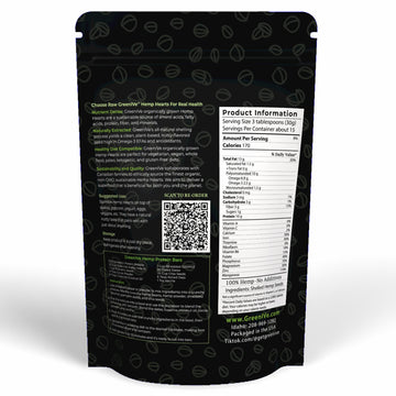 Greenive Organically Grown Hemp Hearts Hulled Hemp Plant Based Protein Packed Vegan Omegas (3 Pound)