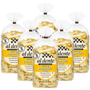 Al Dente Pappardelle, Golden Egg, 12-Ounce (Pack Of 6)