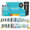 Mothers Day Gifts for Mom Organic Gift Set with Portable Kettle - 36 Piece Gift for Tea Lovers - Includes Insulated Mug, Assorte
