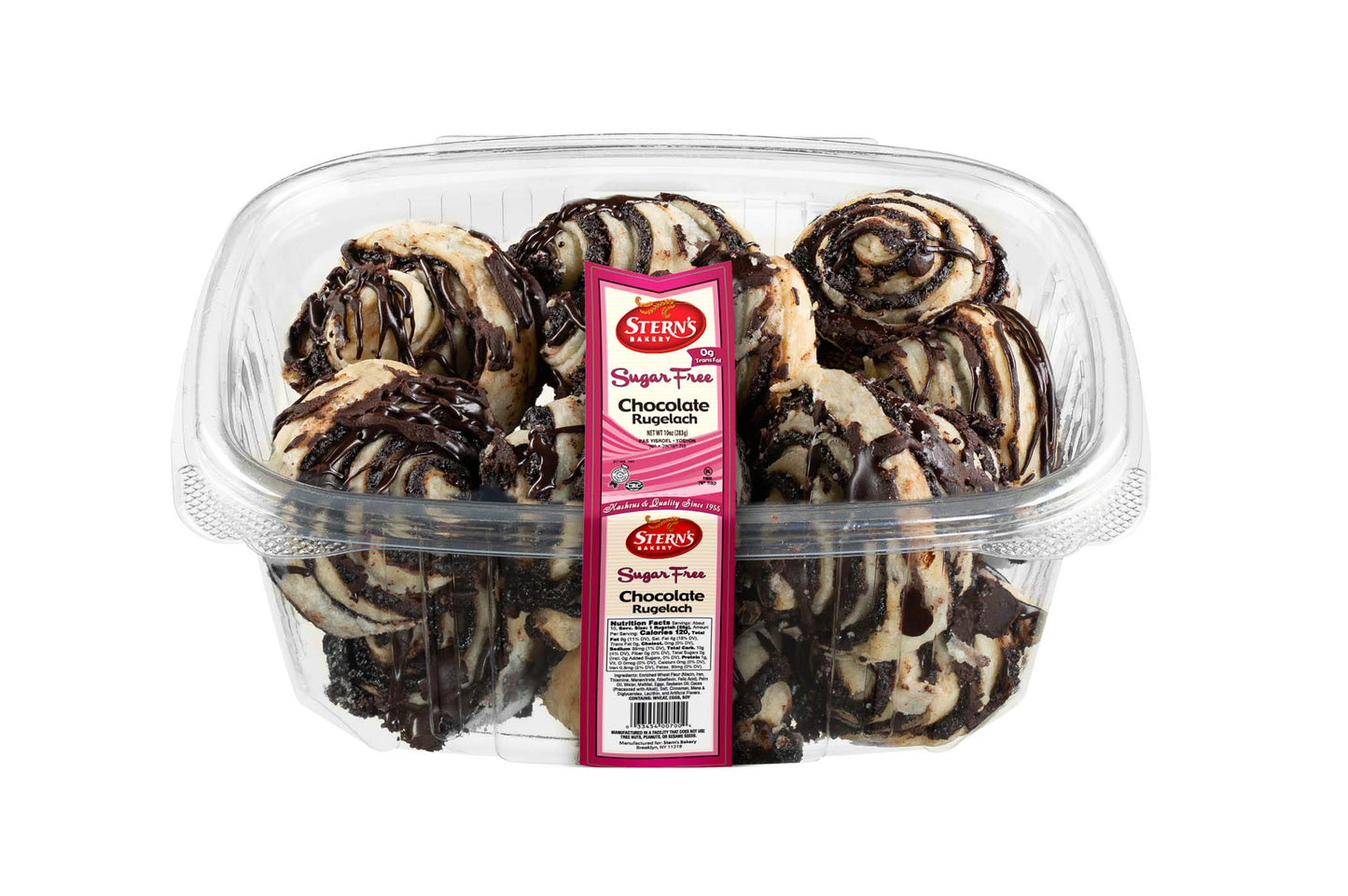 Sugar Free Pastries | Chocolate Croissant Chocolate Babka Bread | Breakfast Pastry | Dairy & Nut Free | Preservative Free | Unique For Holidays & Birthdays | 10 Oz Per Pack- Sterns Bakery