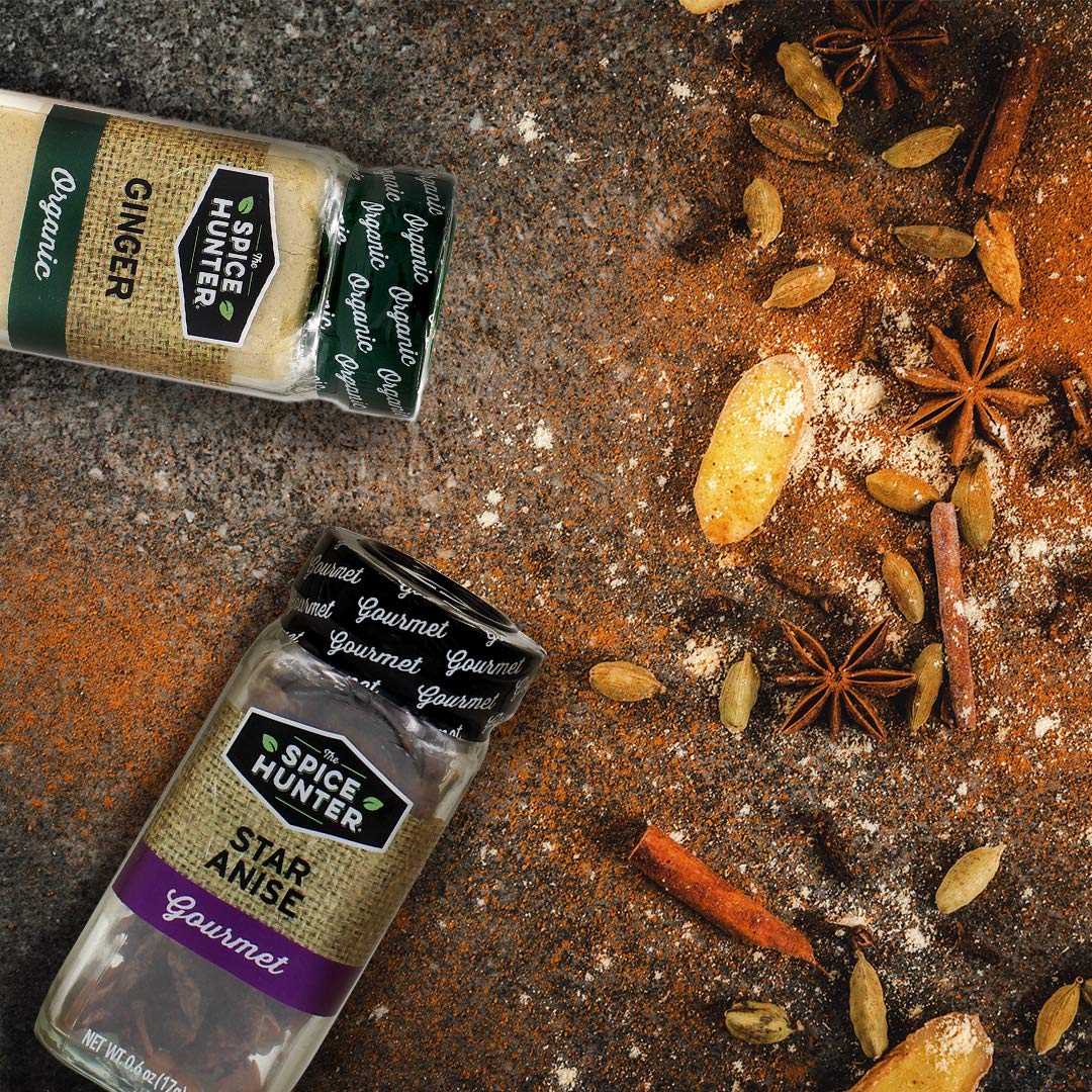 The Spice Hunter Star Anise, Whole, 0.6-Ounce Jar