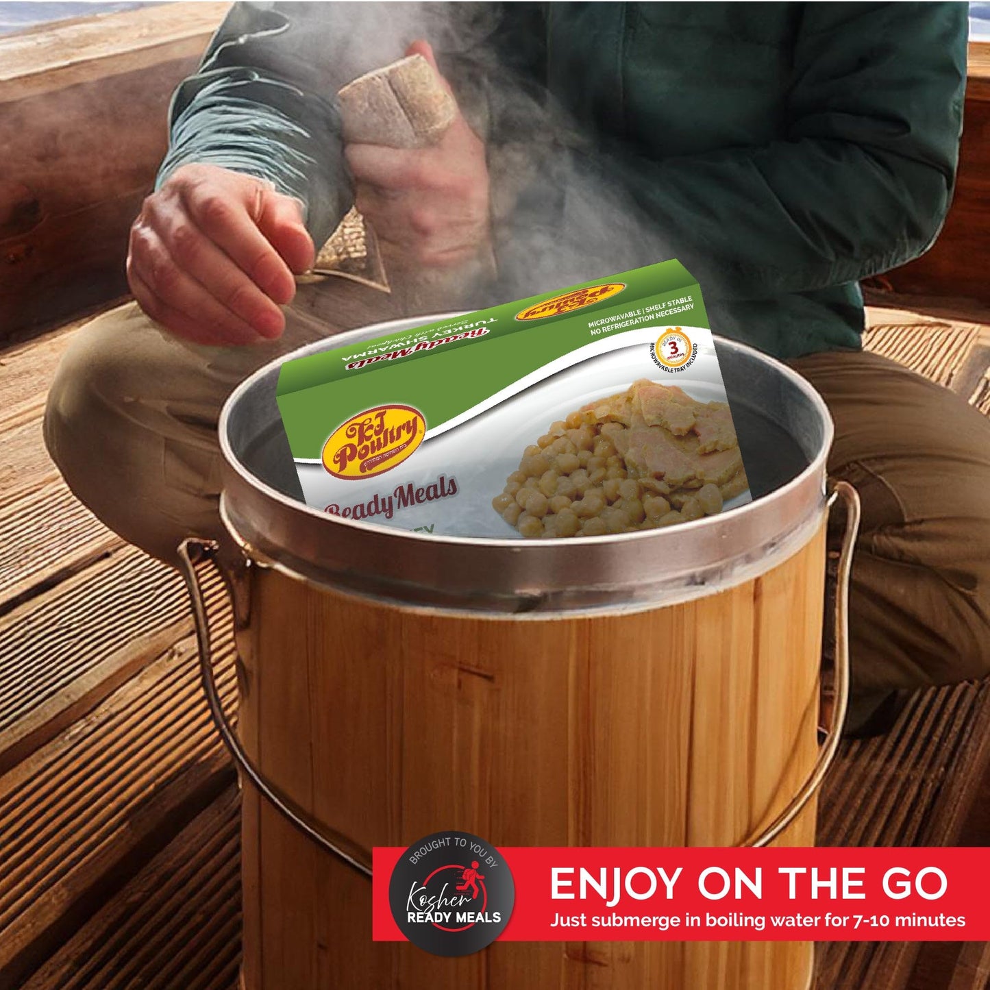 Kj Poultry Kosher Ready Meals - (20 Pack Variety) Prepared Entree Fully Cooked, Shelf Stable Microwave Dinner Travel, Military,