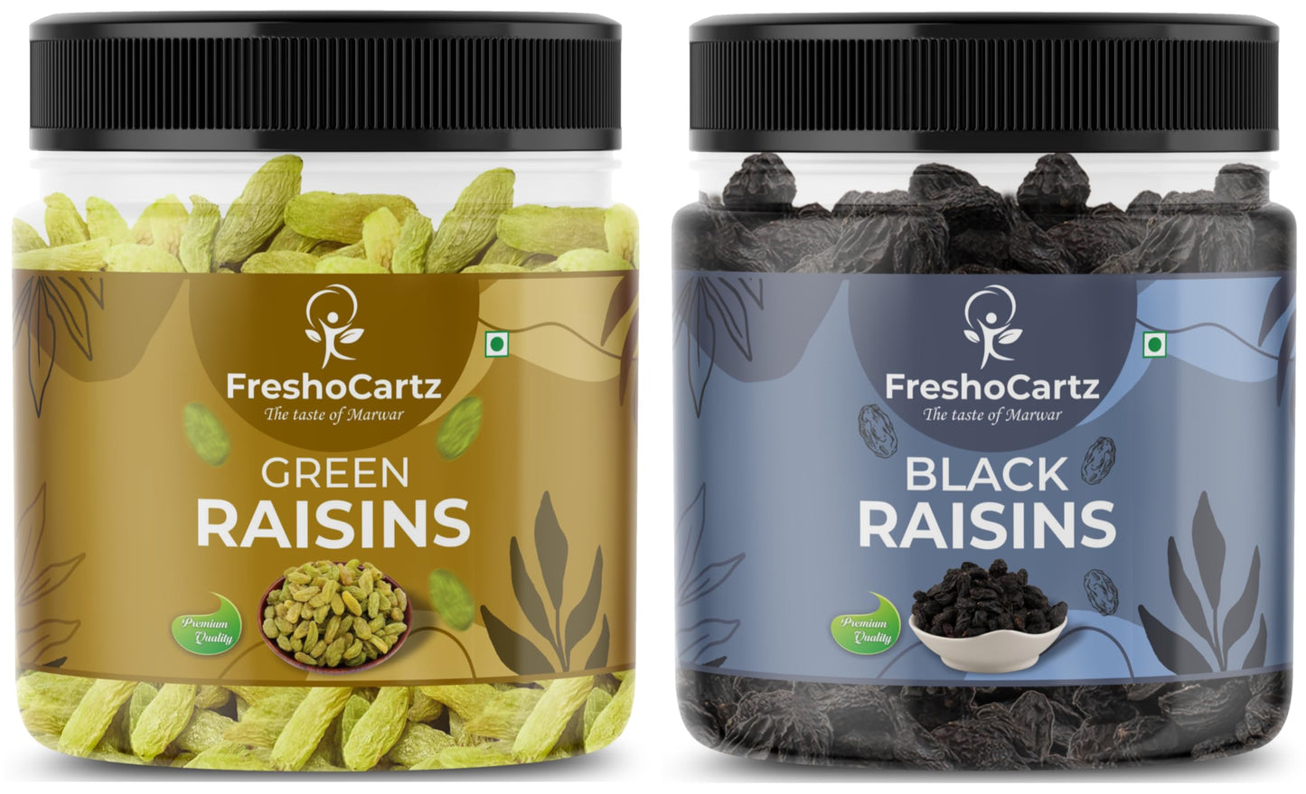 Freshocartz Combo Rakhi Dry Fruit Hamper Set For Rakhi For Brother Bhaiya And Bhabhi Of Raisins | Dried Kishmish Combo
