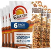 Grandy Organics Peanut Butter Coconola Granola, Gluten Free, Grain Free, Peanut Butter Granola with 5g Plant Based Protein, 9oz