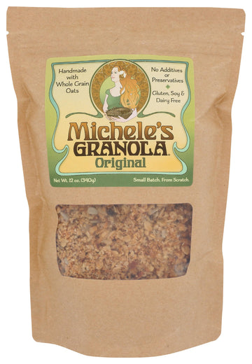 Micheles Granola - Original - Handmade Non-GMO Whole Grain Oats - Free of Gluten, Soy, Wheat, & Dairy