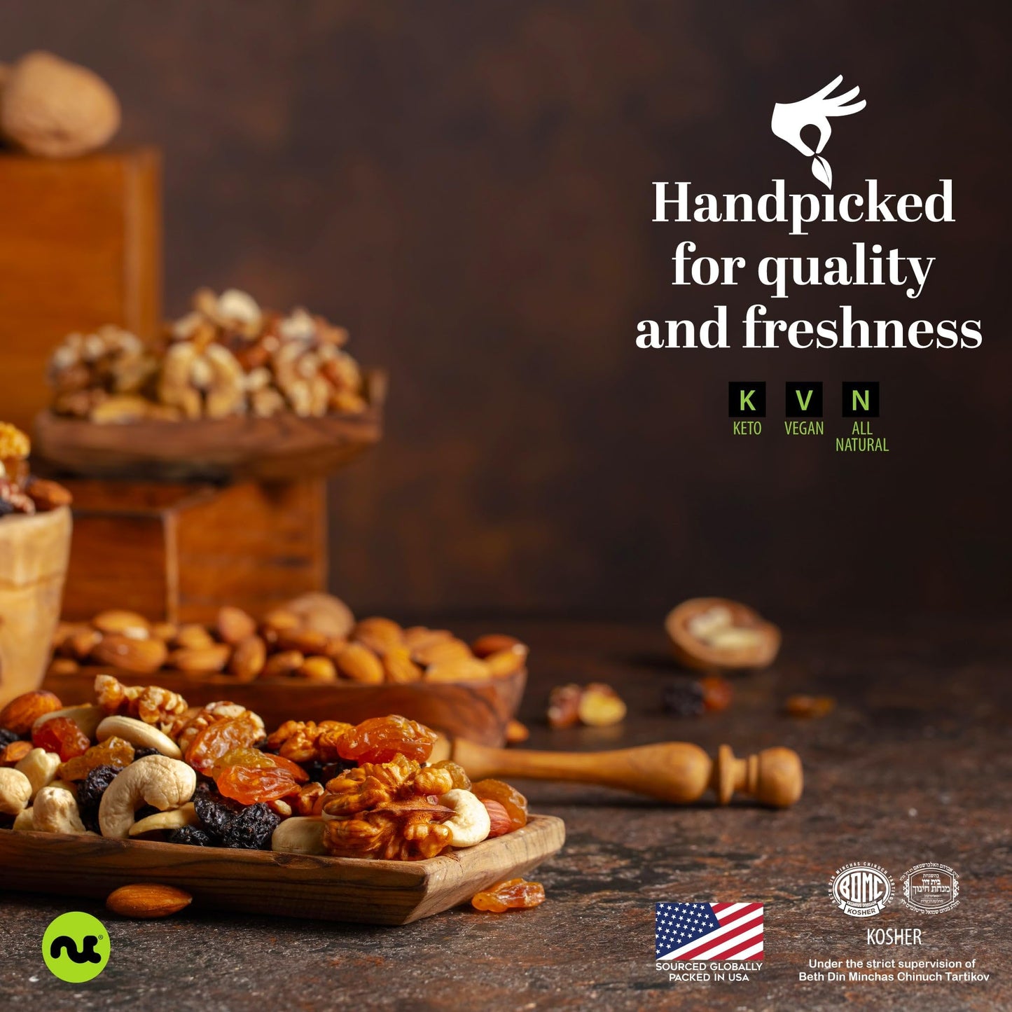 NUT CRAVINGS - Raw Broken Brazil Nuts, Unsalted, No Shell, (16oz - 1 LB) Bulk Nuts Packed Fresh in Resealable Bag - Kosher Healt