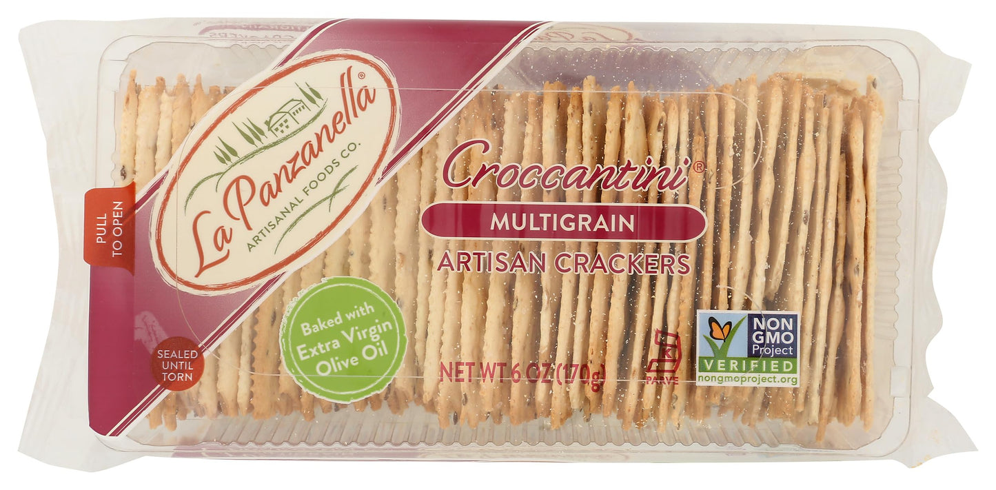 La Panzanella, Multigrain Mini Croccantini, 6 Ounce
